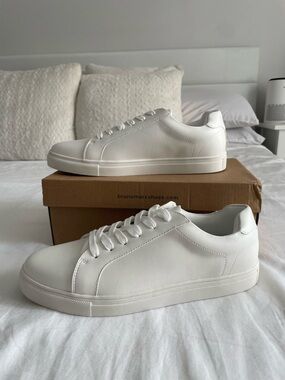 Bruno Marc White Casual Dress Sneakers